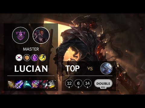 Lucian Top vs Volibear - KR Master Patch 10.13