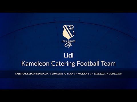 Skrót spotkania Lidl - Kameleon Catering Football Team ( Legia Biznes Cup Zima 2022 )