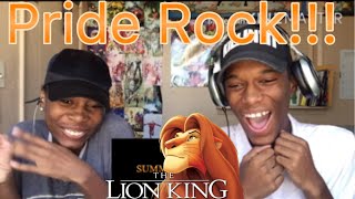 The Lion King Official Teaser Trailer REACTION!!!