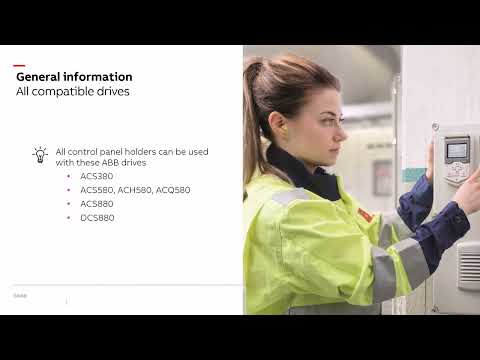 ABB 80 Series Drives Control Panel Mounting Options