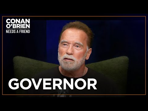 Arnold Schwarzenegger's Favorite Job Was Governor Of California | Conan O'Brien Needs A Friend