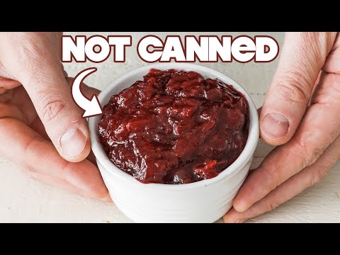 Homemade Cranberry Sauce Recipe