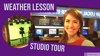 Weather Lessons with Alexandra: Studio tour
