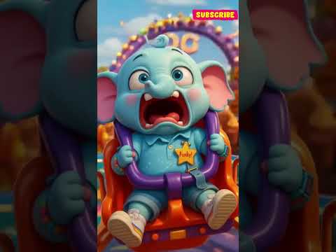 The Scariest Ride Ever! 🎢😱 Luluna Adventure #family #education #animation #funny #learning #cute