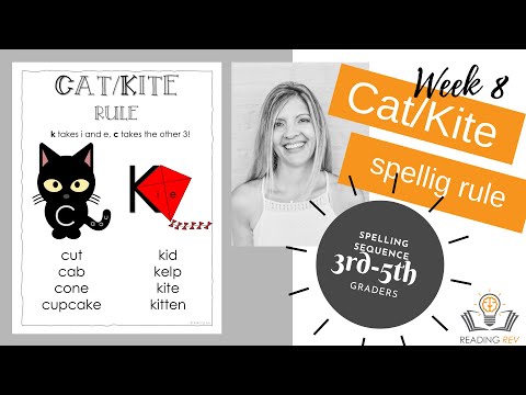 Cat   Kite Spelling Rule