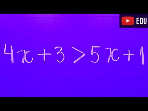 ?️ Inequação do 1° Grau  - Professora Angela Matemática
