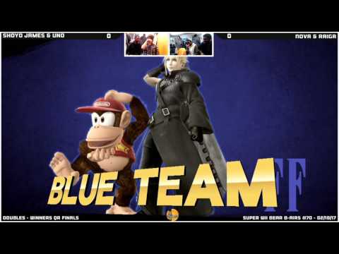 WBB #70  Nova & Raiga vs Shoyo James & Uno   Winners Qtr Finals   Smash 4 Doubles