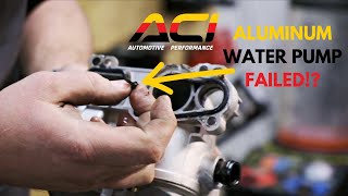 How Did  This Aluminum Water Pump Fail? | 2013 Audi b8.5 A4 2.0T