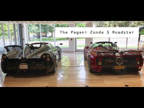 Checking out the 1 of 12 Pagani Zonda 7.3 C12 S Roadster!