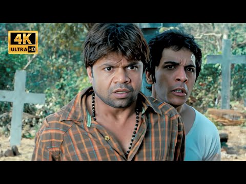 एक ही रात में हवालात से कब्रिस्तान की सैर करवा दी | Rajpal Yadav, Vrajesh Hirjee | Movie Clips | 4K