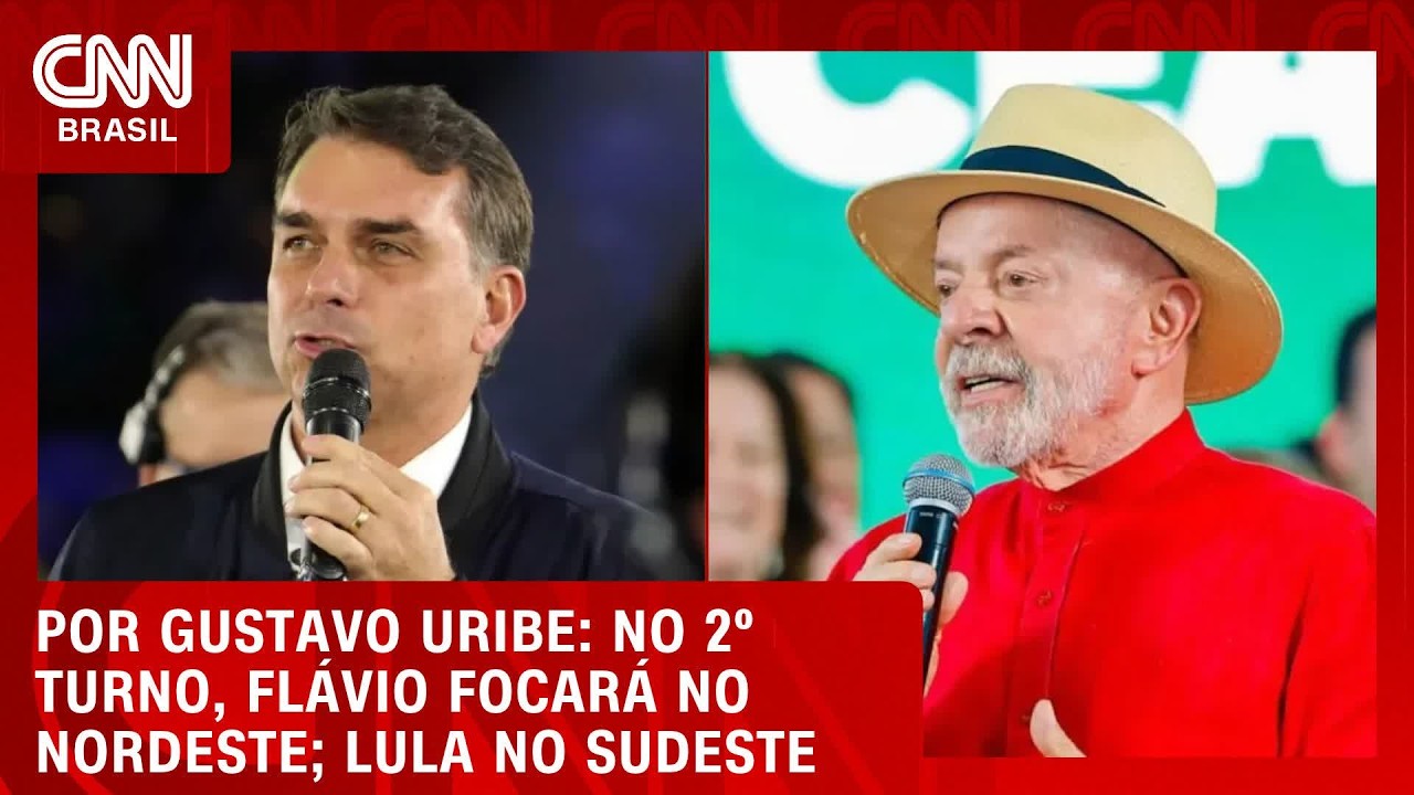 No segundo turno, Flávio focará no Nordeste e Lula se dedicará ao Sudeste | BASTIDORES CNN