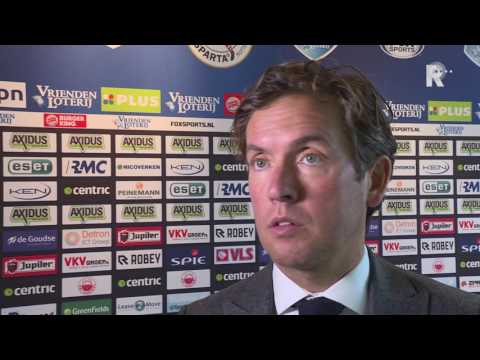 Alex Pastoor na afloop van Sparta - Roda JC