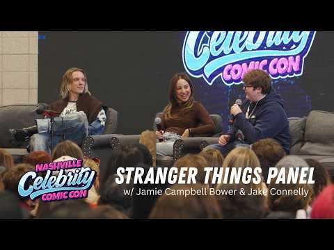 Stranger Things Panel FULL | Jamie Campbell Bower and Jake Connelly at Nashville Celebrity Comic Con