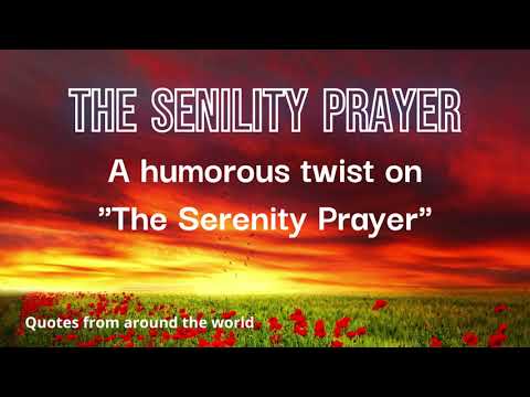 Getting Older? This Hilarious Prayer Says It All 😂