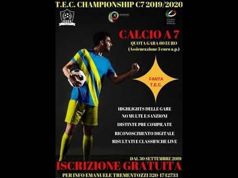 T.E.C CHAMPIONSHIP C7 SEMIFINALE : MOVIDA VS AUDAX 4 -4 #CALCIOA7 #AMATORI #TEC