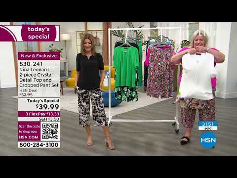 HSN | Nina Leonard Fashions 06.08.2023 - 01 AM