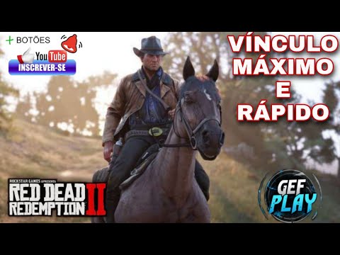 Red Dead Redemption 2 Como pegar Vínculo Máximo Com  Cavalo