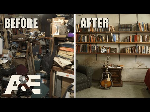 Hoarders: KNIVES Fly When Hoarder Gets Angry With Cleanup | A&E