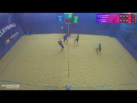 12:15 D. Svyrydenko / M. Stepanov - I. Datsiuk / Y. Sulyma 18.02.2023 | Winners Beach Volleyball