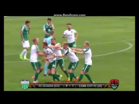 Levadia Tallinn - Cork City 0-2 ALL GOALS