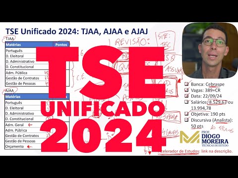 TSE Unificado 2024: Análise do edital e dicas de estudo