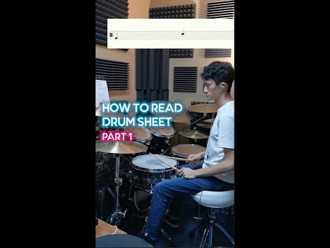 How to Read Drum Sheet Music Part 1 - Beginner Drum Lesson