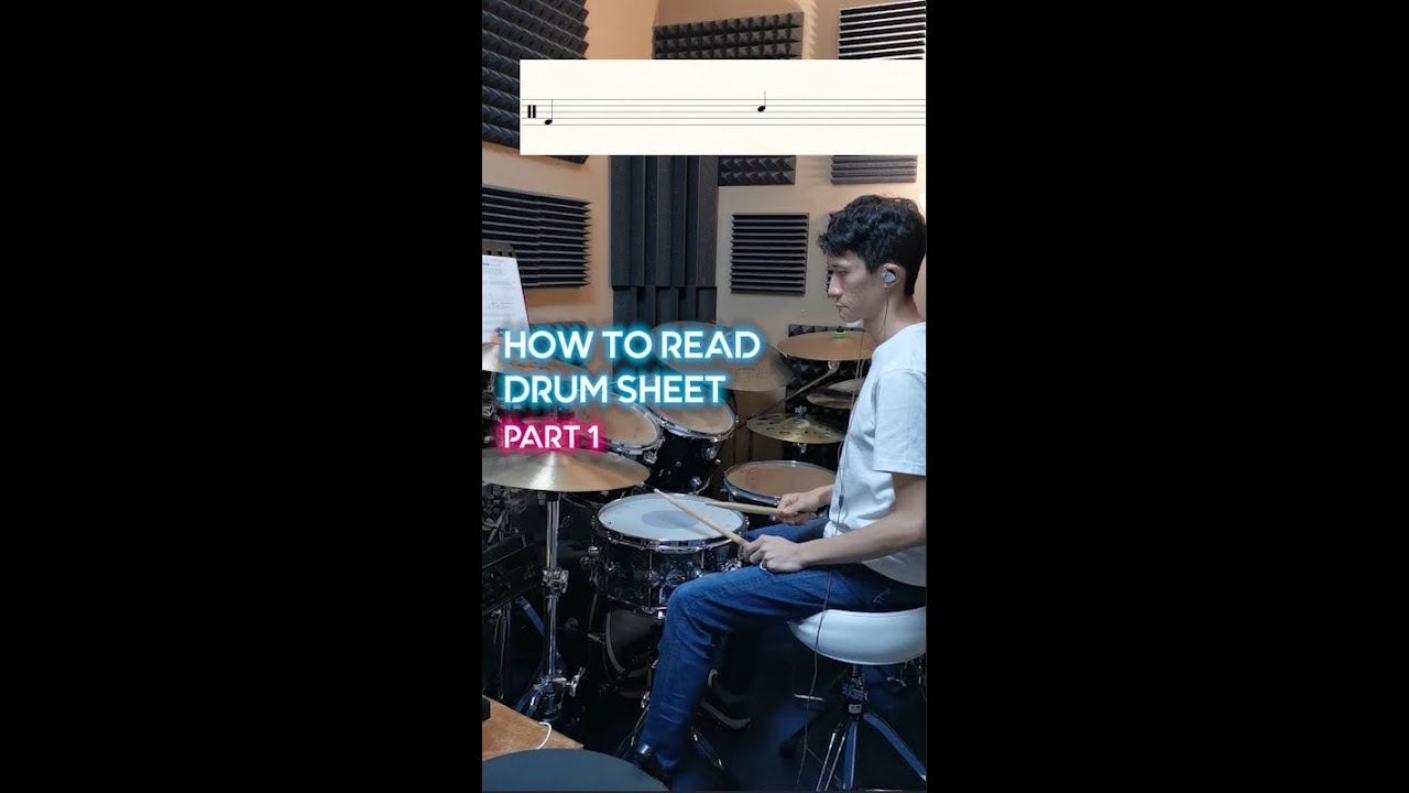 How to Read Drum Sheet Music Part 1 - Beginner Drum Lesson