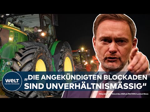Video Thumbnail: BAUERN-BLOCKADE: "Unverhältnismäßig" - Lindner kritisiert Subventionssucht der Landwirte deutlich