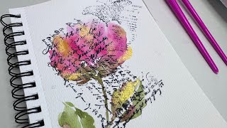 Loose Wet-on-Wet Watercolor Flowers 🌸 Fun Stamping Technique for Beginners