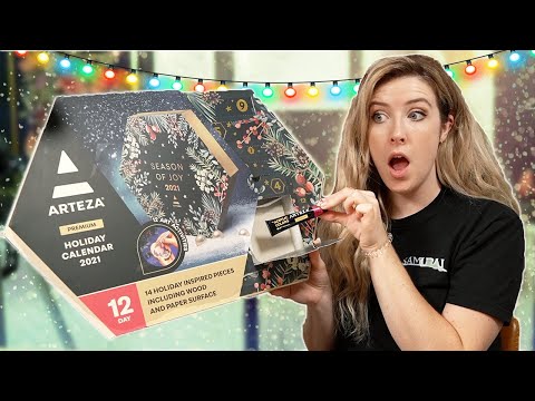 I Opened The Worlds FIRST ART Advent Calendar?!?