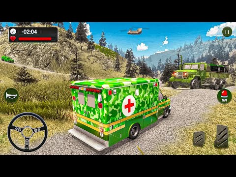 US Army Ambulance Driving - Humvee Rescue Truck Simulator | 2021 - Android Gameplay