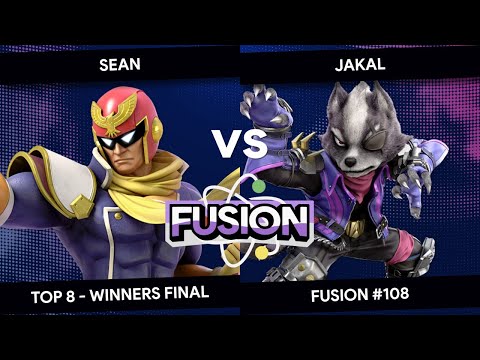 Fusion #108 - Sean (Captain Falcon) vs Jakal (Wolf) - Top 8 - Winners Final