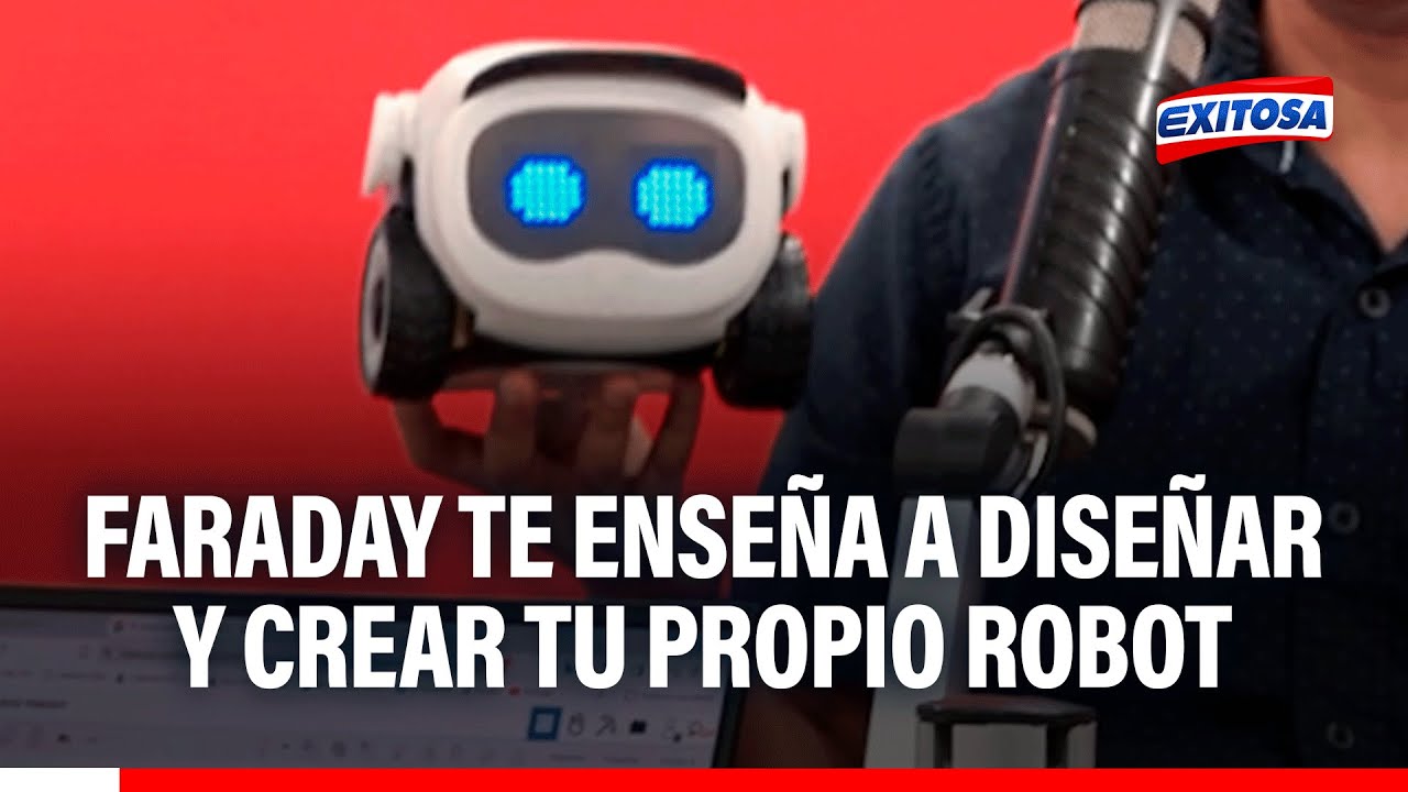 🔴🔵 Faraday te enseña a diseñar y construir tu propio robot