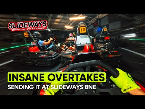 SENDING IT at Slideways Eagle Farm | Full Go Karting Helmet Cam POV