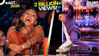 Over 2 Billion Views! Abiud Sando Performs Viral Dance On AGT 2026 [4K]