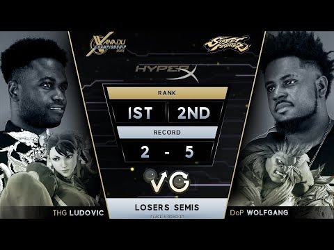 XCS FGC Finals - DoP | Wolfgang (Nash, Blanka) Vs THG | Ludovic (Menat, Chun-Li) Street Fighter V LS