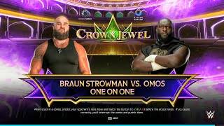 WWE 2K25 FULL MATCH - Strowman vs. Omos - Who is STRONGER?!