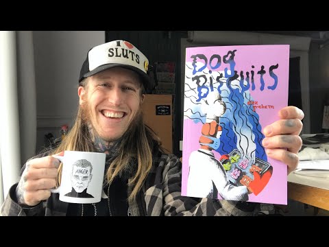 a cup of coffee and DOG BISCUITS! (Alex Graham)