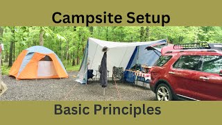 Campsite Setup - Basic Principles