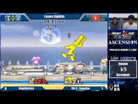 "Ascension 9/24/16" - NegativeZero (Sonic) v. Sugydye (G&W) - Losers Eighths