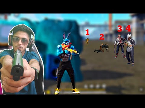 Freefire Solo vs Squad ( 1 vs 4 Clutch ) Custom Highlights || Void Gamer || Mr Void