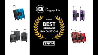 Tach Tuff Attachable Hard Luggage Set (3-Piece/Grey)
