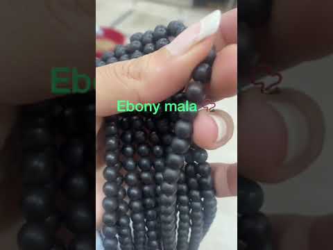 Ebony Mala Beads