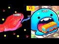 Snake Clash VS Super Slime Black Hole Game Gameplay