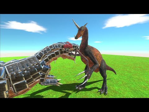 CARNIZINOSAURUS vs ALLOSAURUS - Animal Revolt Battle Simulator