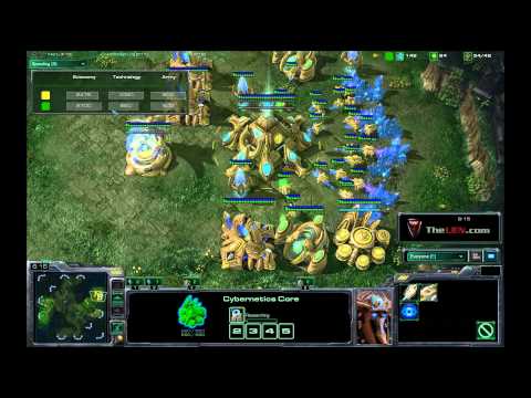StarCraft 2 Pro Commentary AxSlav vs Kiwikaki on Lost Temple PvP