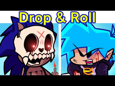 Friday Night Funkin' VS Sonic.EXE Rerun UST | Drop and Roll | Diablo (FNF Mod) (FanMade)