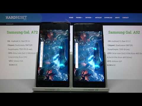 Samsung Galaxy A72 vs Samsung Galaxy A52 3DMark Wild Life Benchmark Side-by-Side Competition