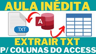 Respondendo aos inscritos Exportar Arquivo TXT no Excel p/ Access | Split TxT + Excel + Access + VBA