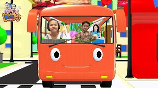 The Wheels on the Bus Go Round and Round | Songs for Children By KidsMeSong